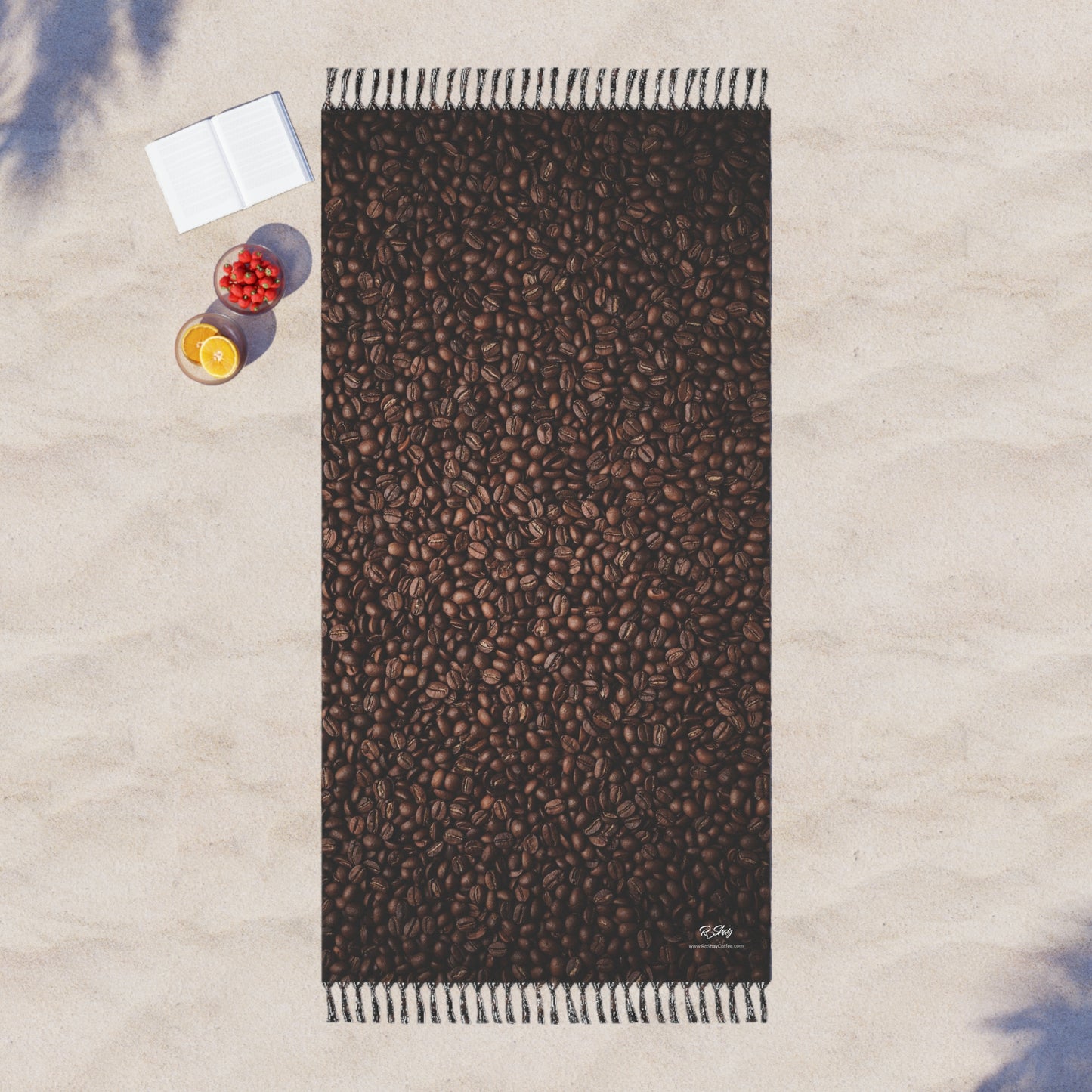 Coffee Bean Boho Beach Cloth Gift