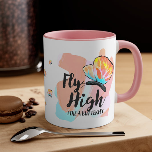 Fly High Accent Coffee Mug, 11oz