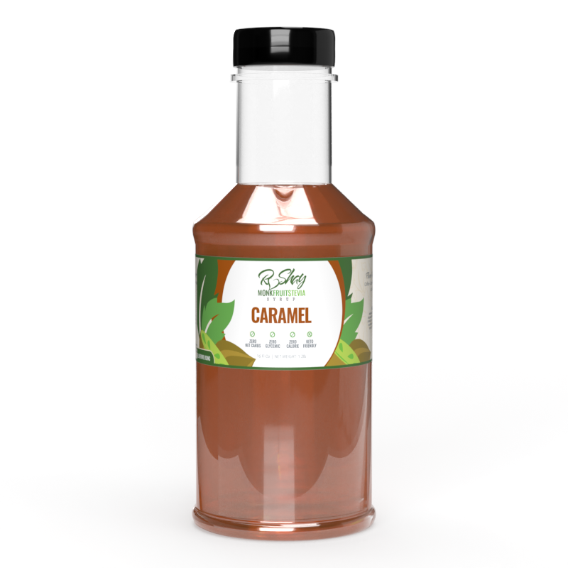 RoShay Caramel Monk Fruit Flavoring Syrup | 14oz | Sugar Free