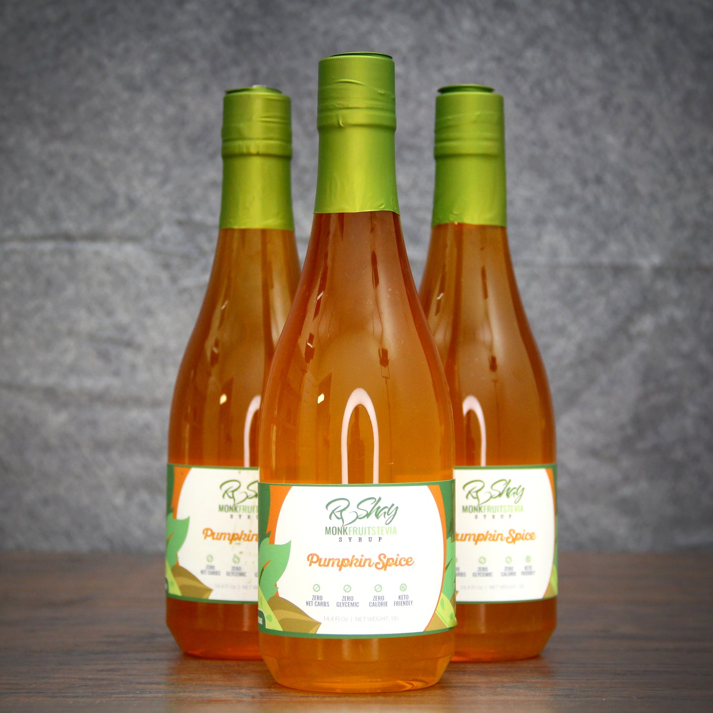 RoShay Pumpkin Spice Monk Fruit Flavoring Syrup | 14oz | Sugar Free