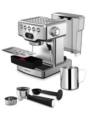 Geek Chef 20 bar espresso machine,  with milk frother