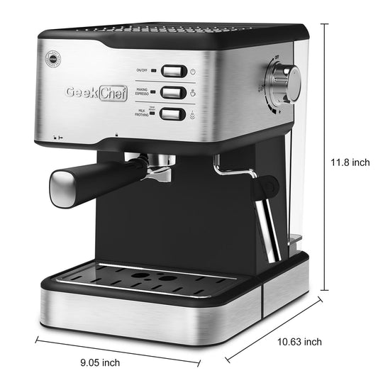 Geek Chef Espresso 20 Bar Pump Machine